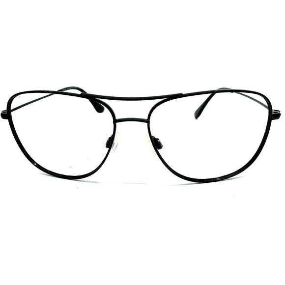Maui Jim CliffHouse MJ-247-02 Titanium‎ Black Aviator Sunglasses Frames H10392